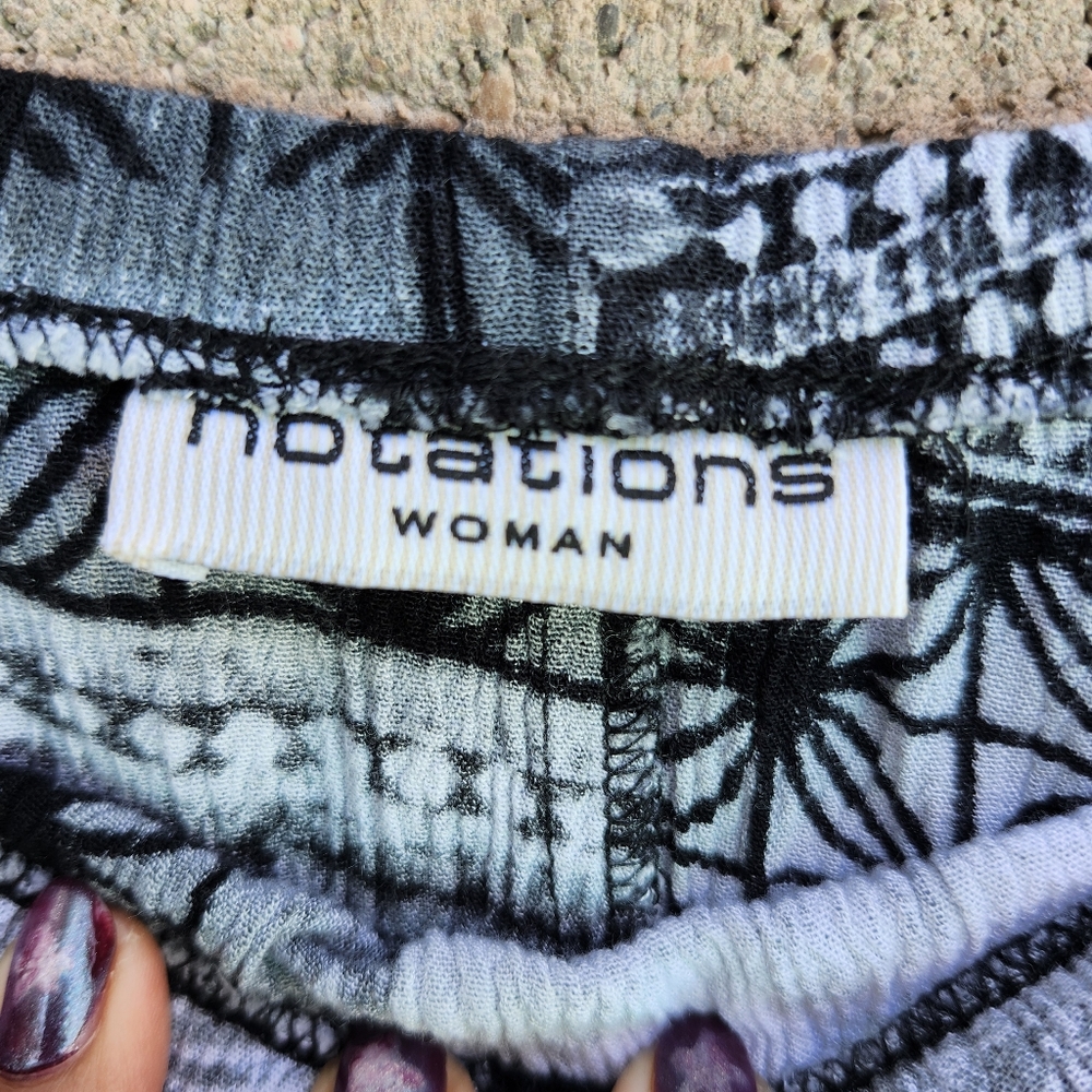 Vintage Patchwork Gray Drawstring Midi/ Maxi Beac… - image 4